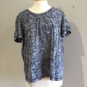SJB Active Blue Paisley Print Top